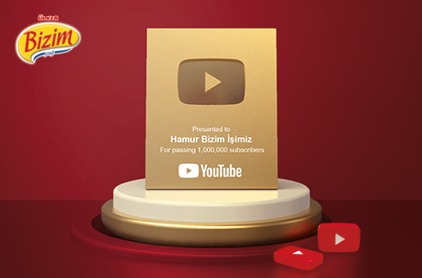 “Hamur Bizim İşimiz” YouTube Kanalı 1 milyon aboneye ulaştı