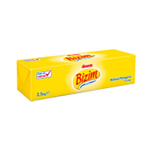 Bizim Block Margarine 70% Fat, 2.5 Kg 