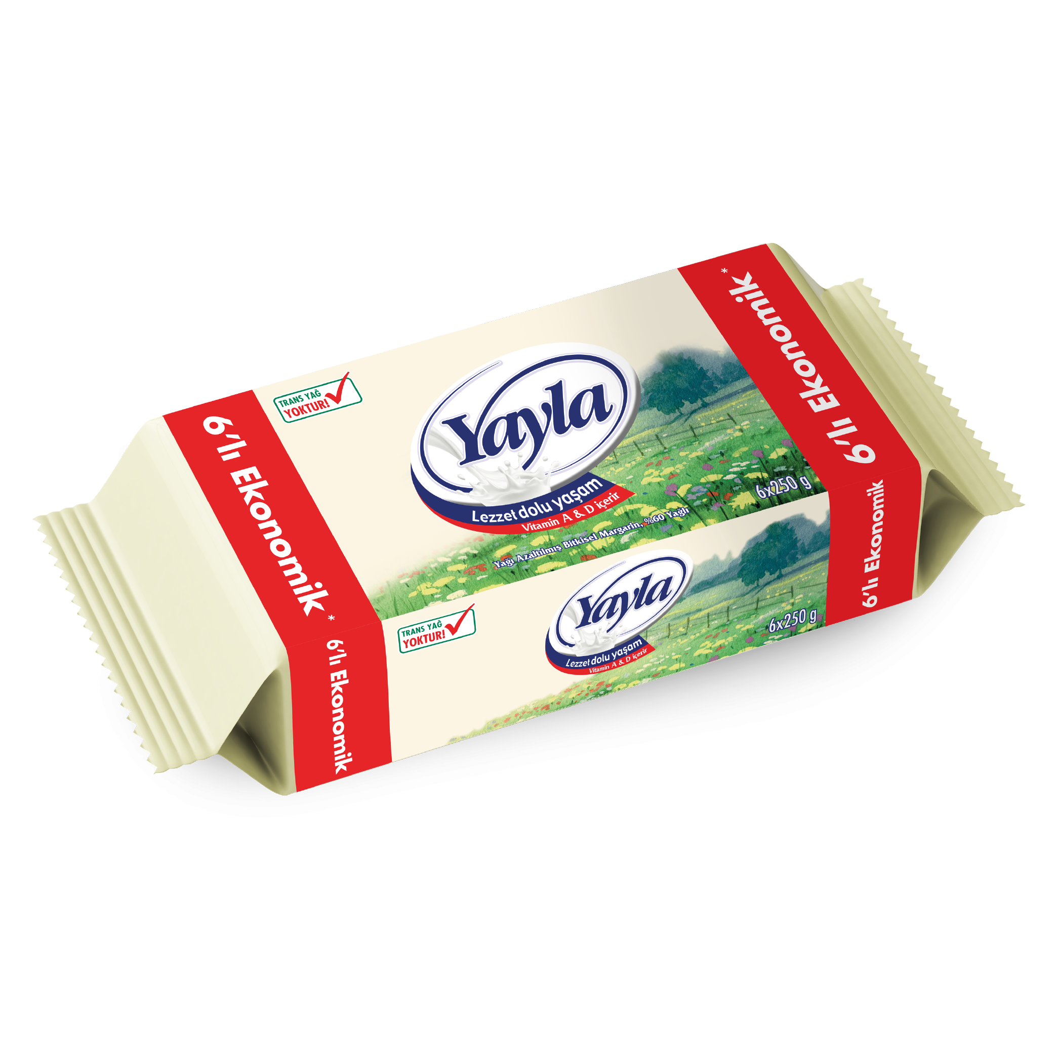 Yayla regular brick 250g X 6