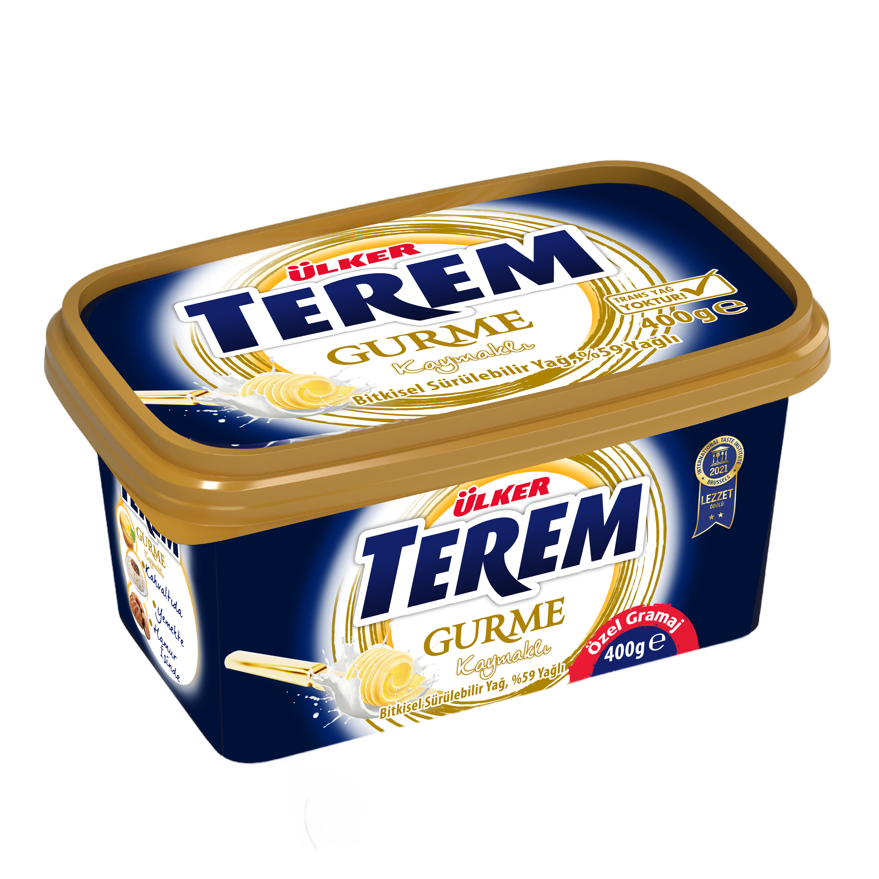 Teremyağ Gourmet with Cream, tub 400g