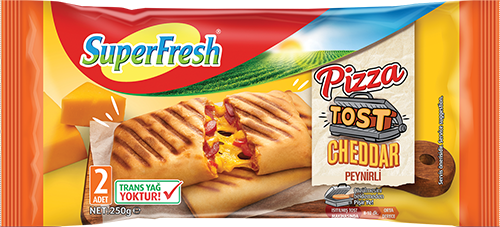 PiZZA TOST WITH CHEDDAR