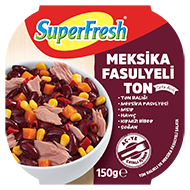 SUPERFRESH MEKSİKA FASULYELİ TON SALATA