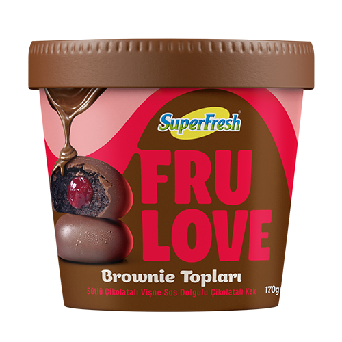 SUPERFRESH FRULOVE VİŞNELİ BROWNİE TOPLARI