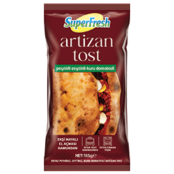SUPERFRESH ARTİZAN TOST PEYNİRLİ ZEYTİNLİ KURU DOMATESLİ
