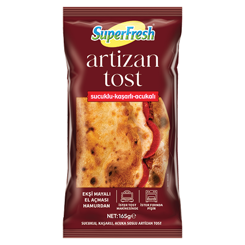 SUPERFRESH ARTİZAN TOST SUCUKLU KAŞARLI ACUKALI