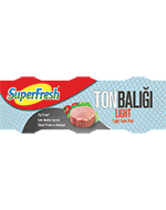 SUPERFRESH LIGHT TON BALIĞI (3X75 GR)